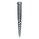 Ground screw Zn 68x1,8x650mm, 3xM8
